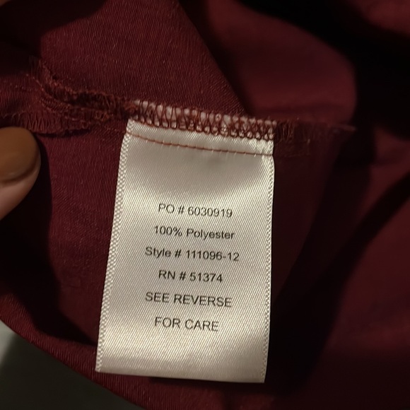 Doc & Amelia Maroon Buttondown - Picture 6 of 6
